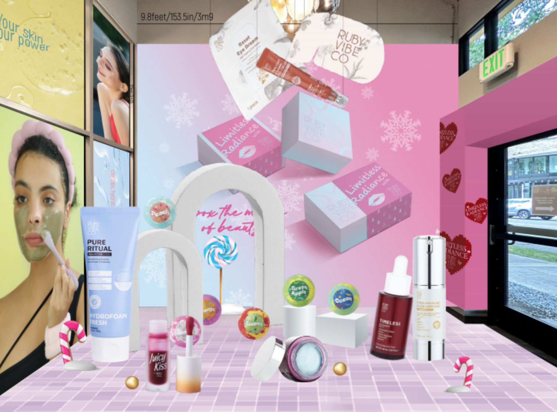 Seattle Pop-Up Event Design by DSM Sophia with Ruby Vibe Co